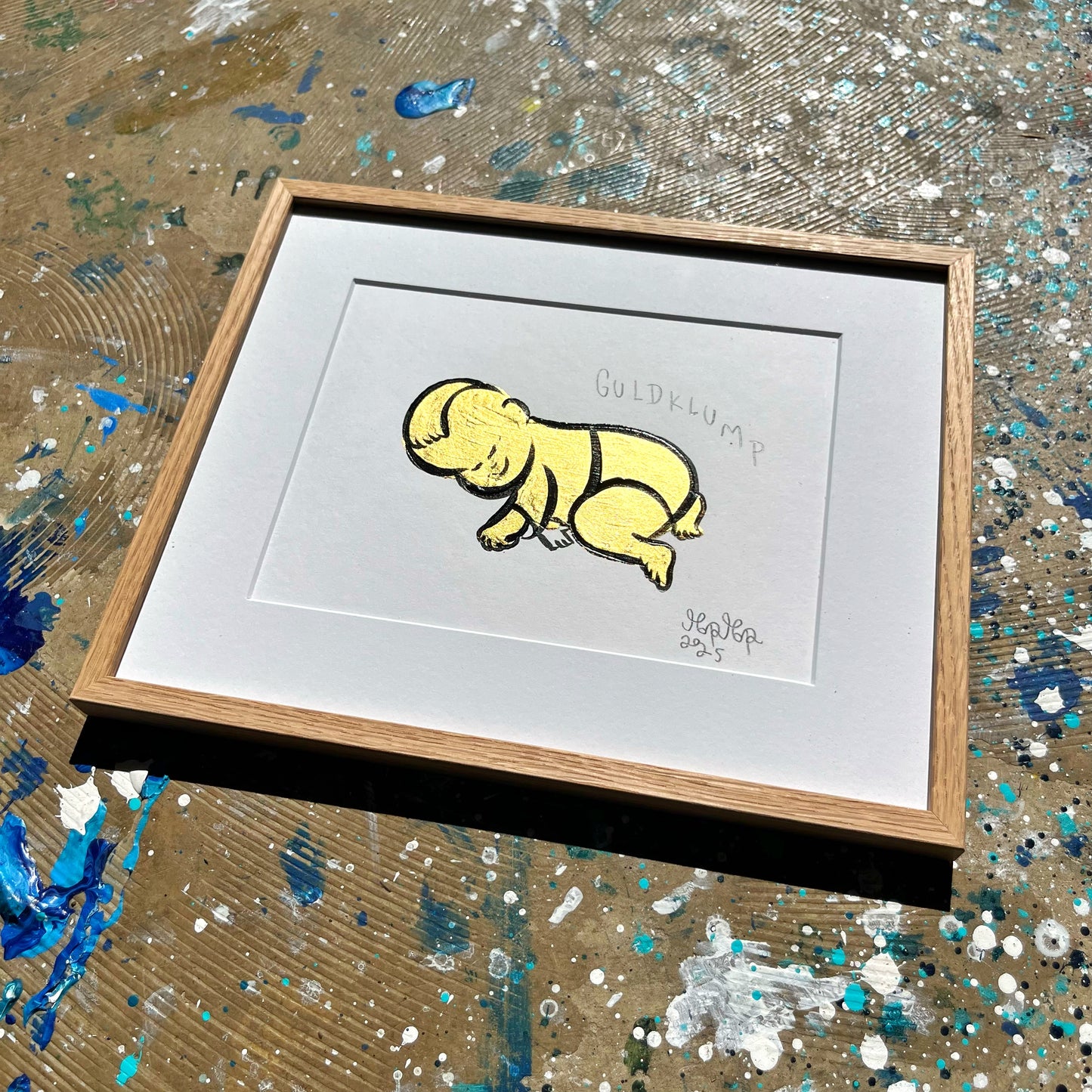 Guldklump - 23x28 cm