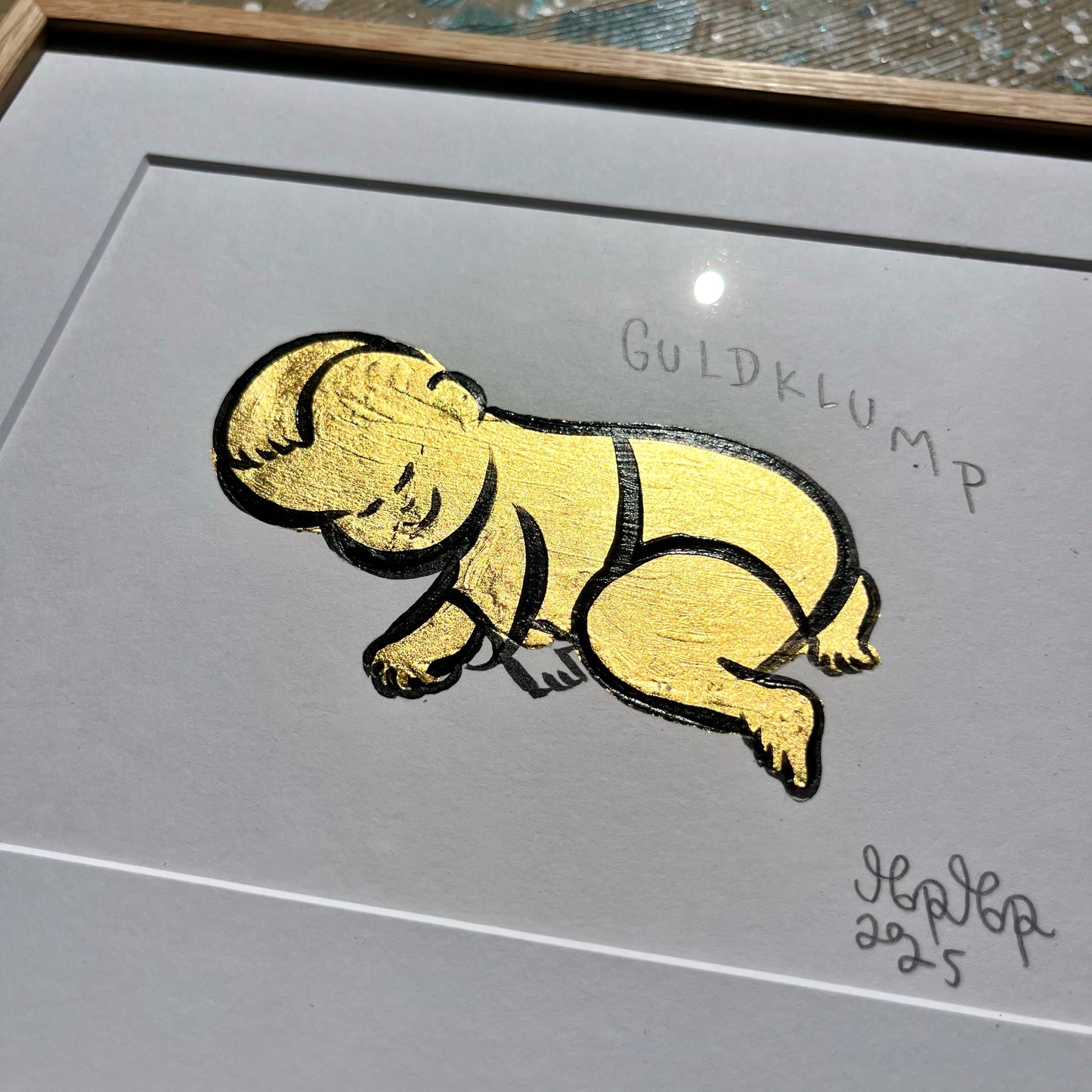 Guldklump - 23x28 cm