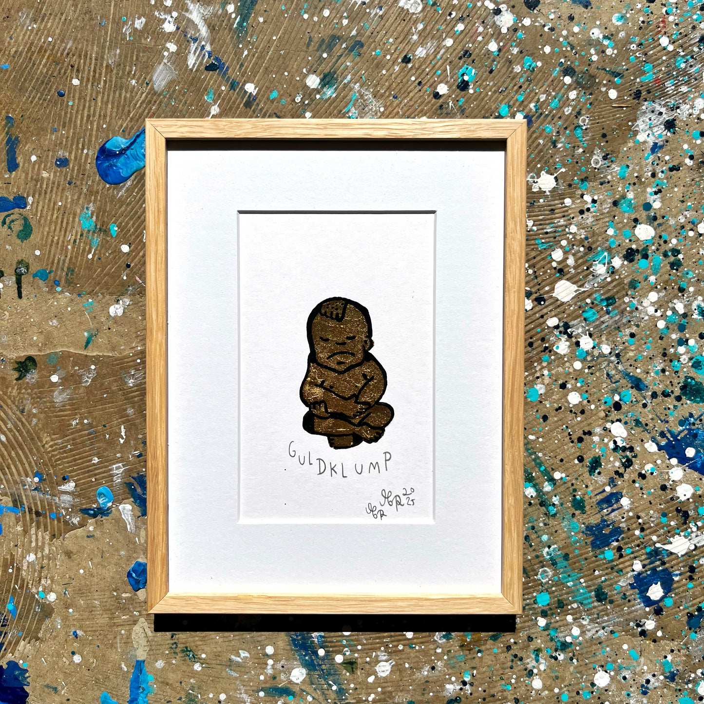Guldklump - 25x19 cm