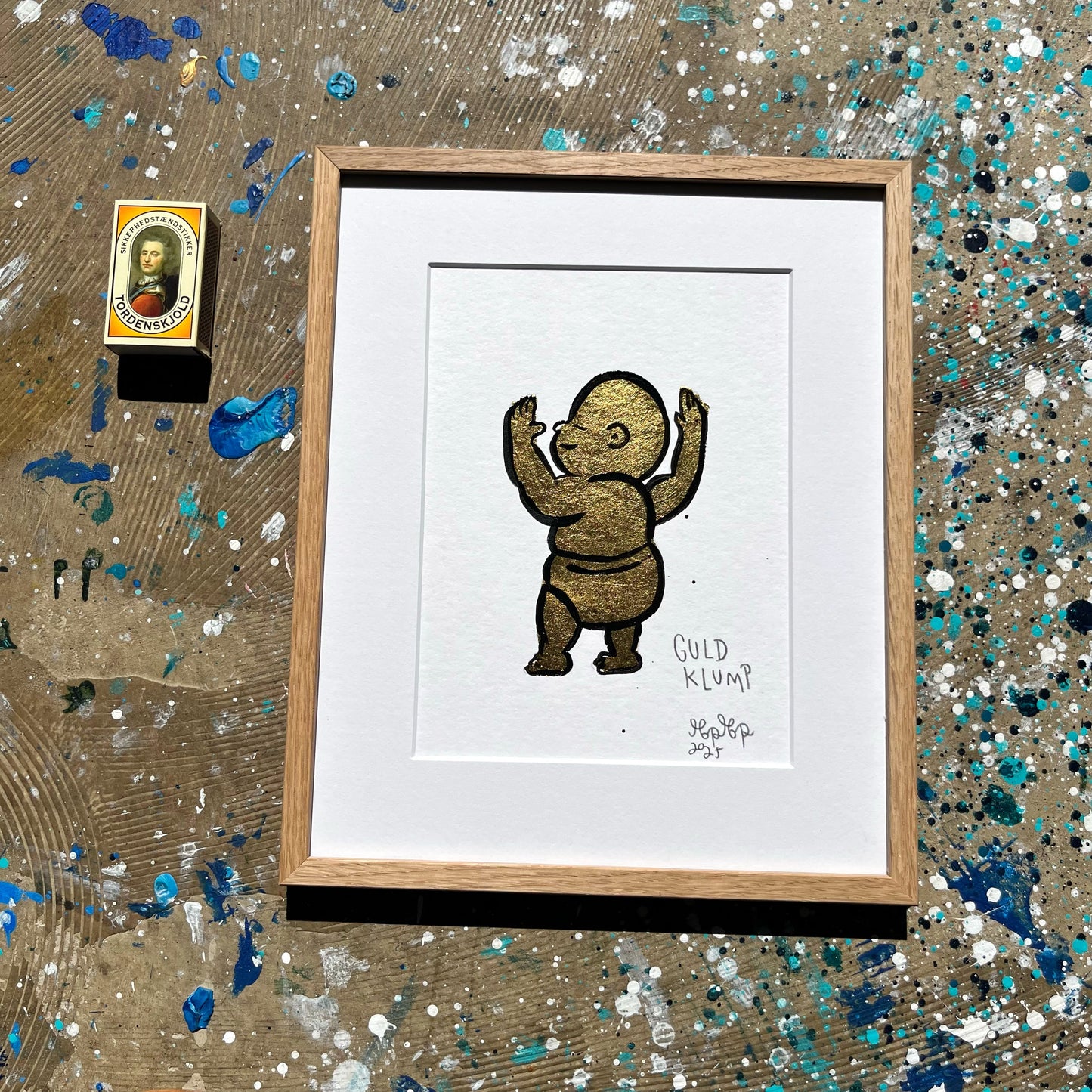 Guldklump - 29x23 cm