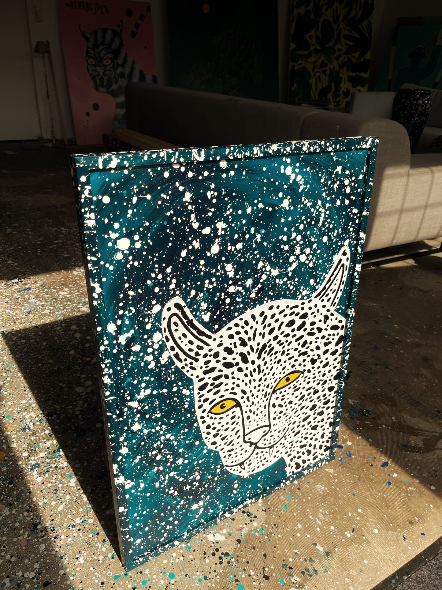 Sneleopard - 73x52 cm