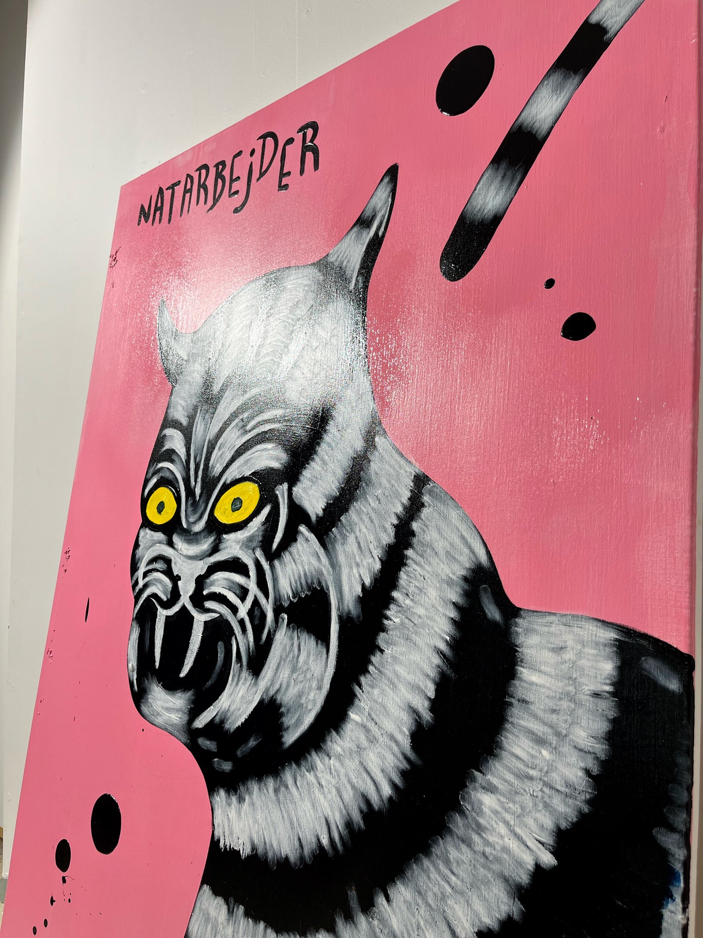 Natarbejder - 140x100 cm