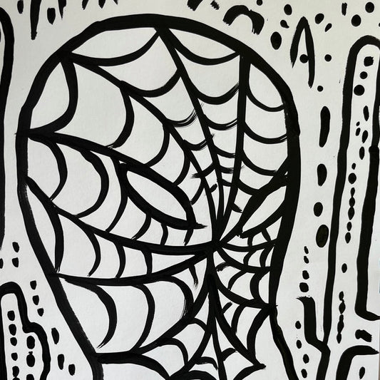 Spider Skitse - A4 Størrelse
