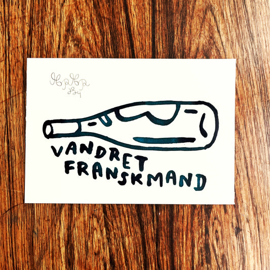 Vandret franskmand - 12,5x18 cm