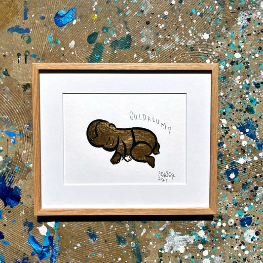 Guldklump - 23x28 cm