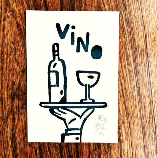 Vino - 18x12,5 cm