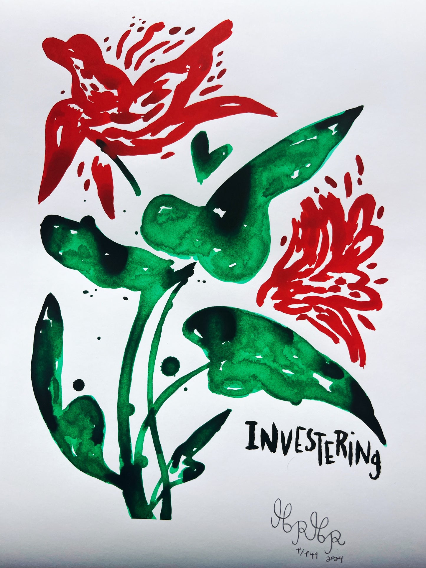 Investering - A3 størrelse