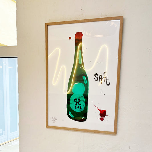 Et af de populæreste prints: Saft - 70x50 cm 🍷