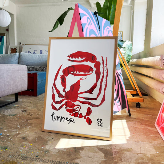 Lummer AP indrammet - 70x50 cm