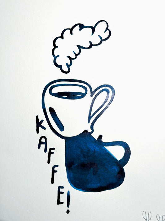 Kaffe! -A3 størrelse