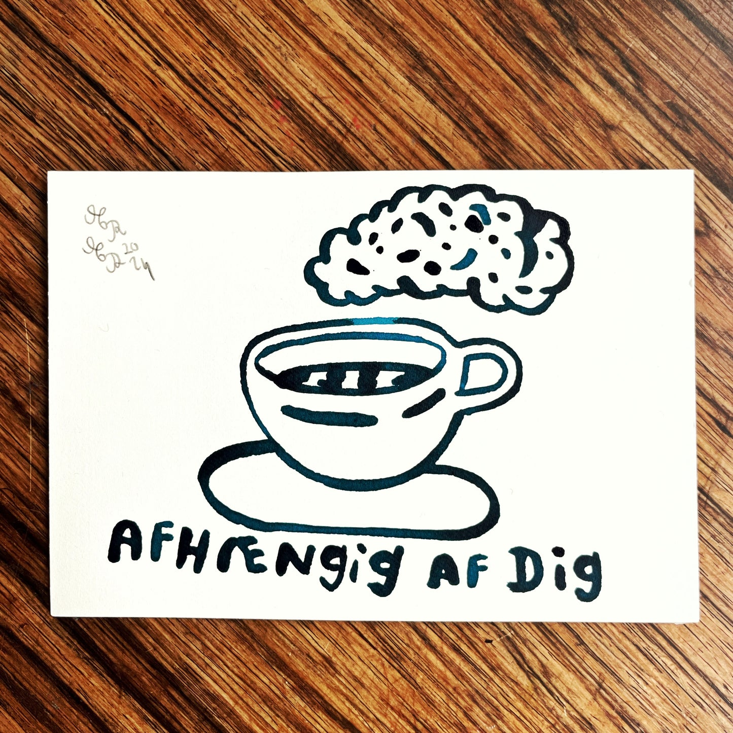 Afhængig af dig - 12,5 cm x 18 cm