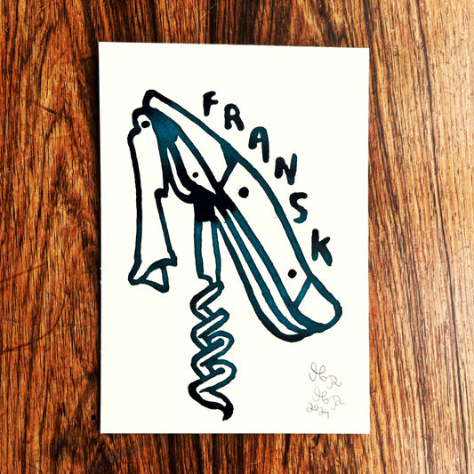 Fransk - 18x12,5 cm