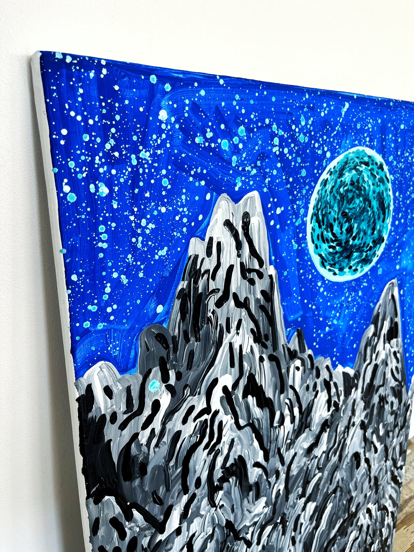 Mont Blanc Moon - 70x50 cm