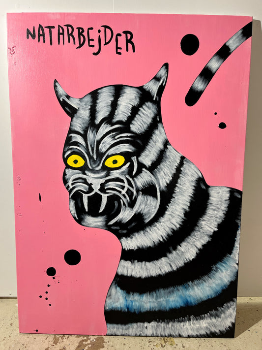Natarbejder - 140x100 cm