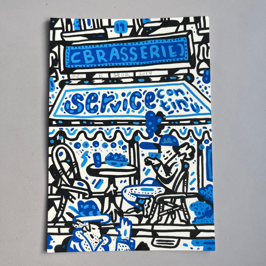 Brasserie 19 - 18x12,5 cm