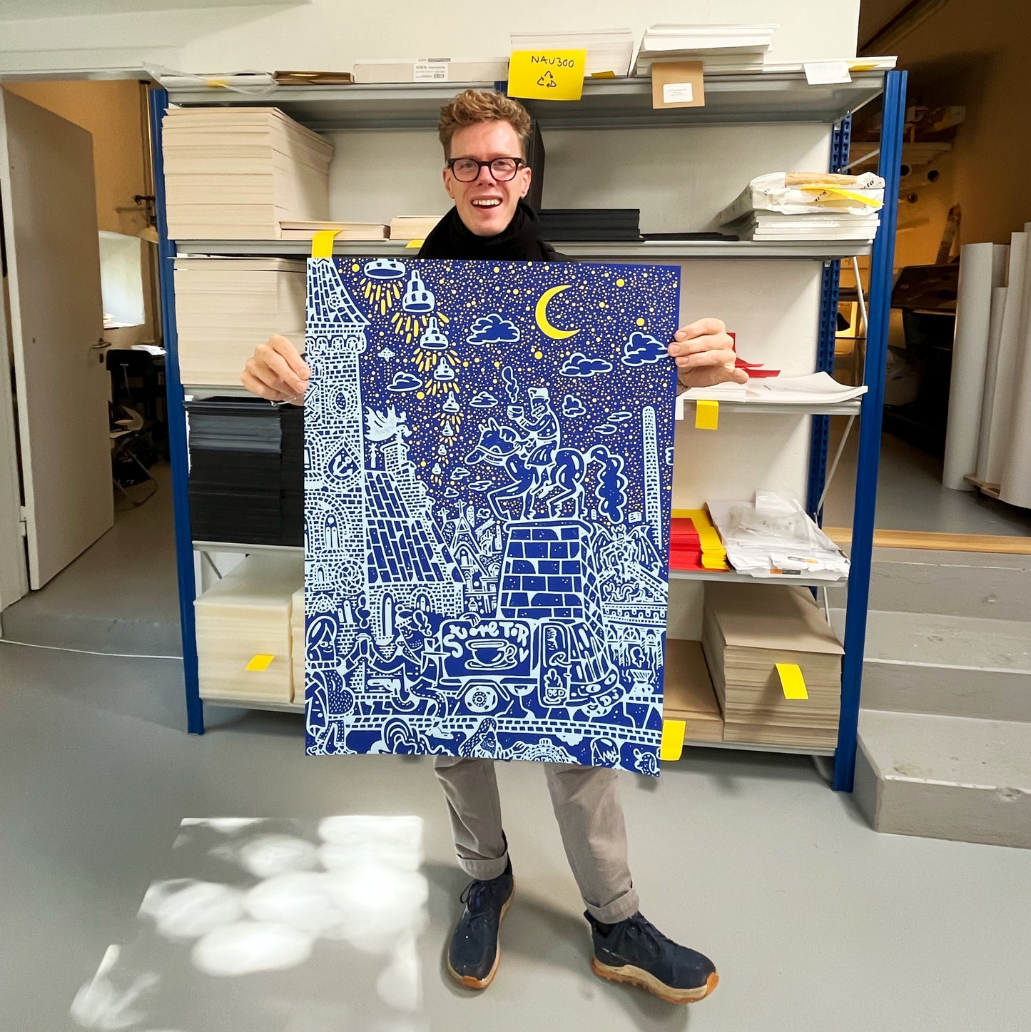 Forudbestil Store Torv - 70x50 cm - 50% er allerede udsolgt!
