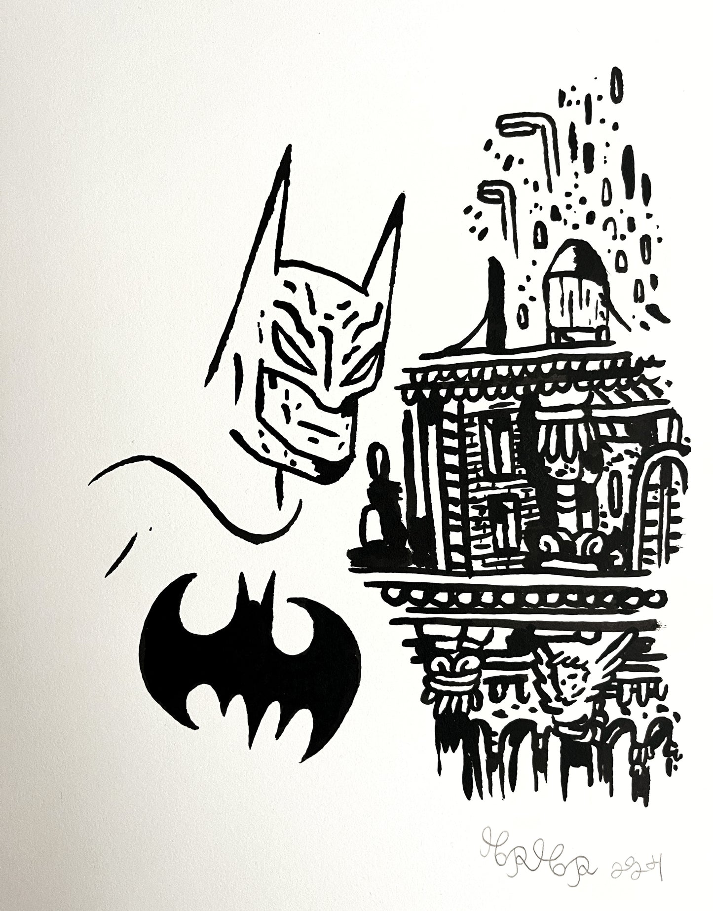 Bat - 31x23 cm