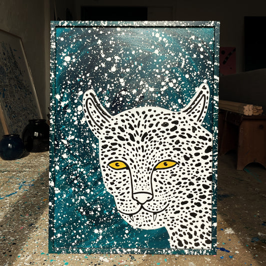 Sneleopard - 73x52 cm
