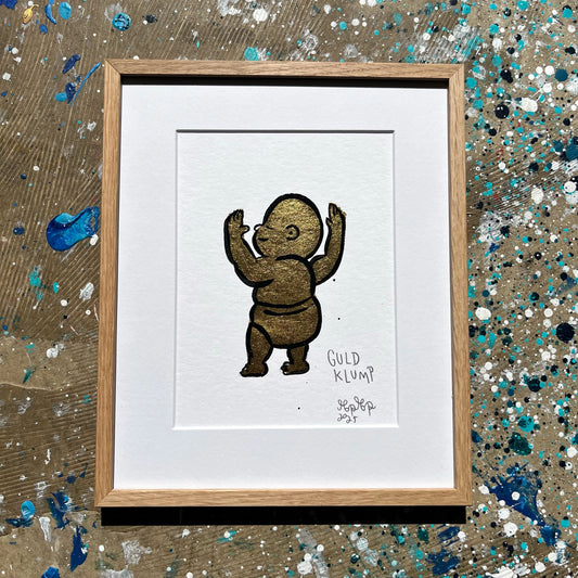 Guldklump - 29x23 cm