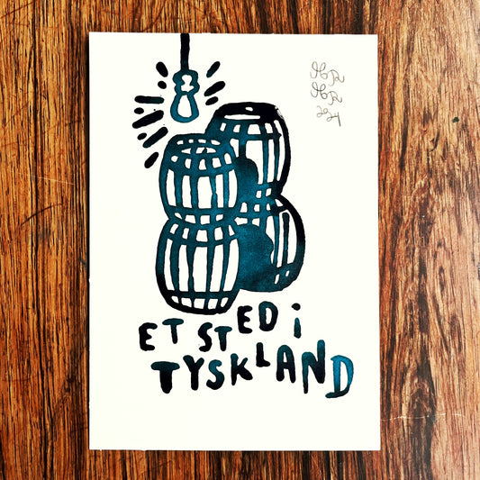 Et sted k Tyskland - 18x12,5 cm