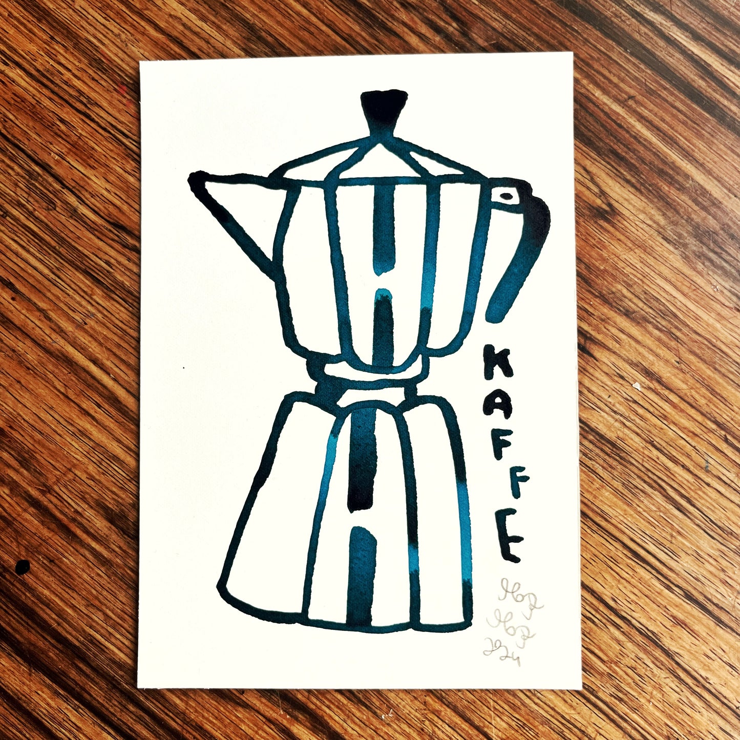 Italiensk kaffe - 18x12,5 cm