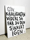 Giv kærligheden videre så får du den sikkert igen - 70x50 cm