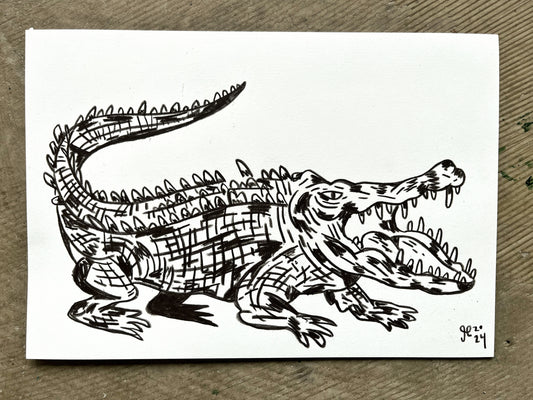 Alligator - 18x26 cm