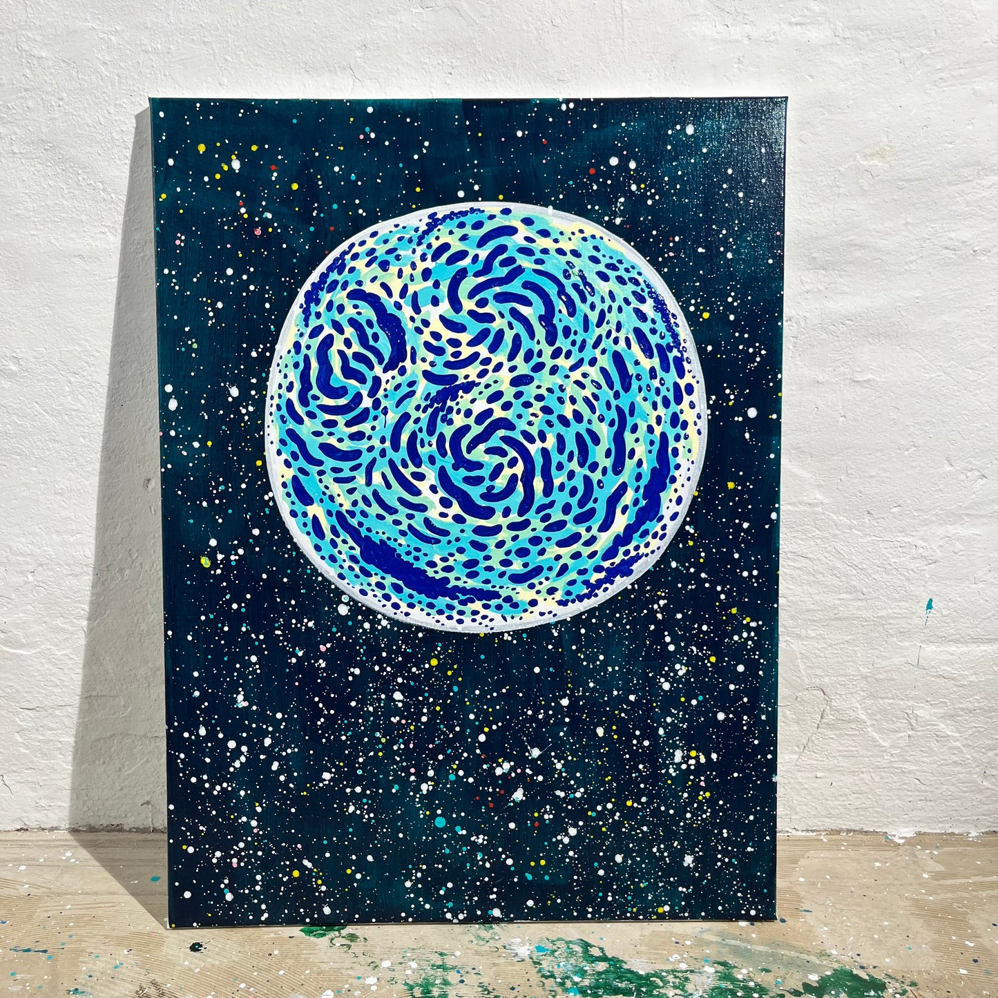 Vintermåne - 80x60 cm 🌝
