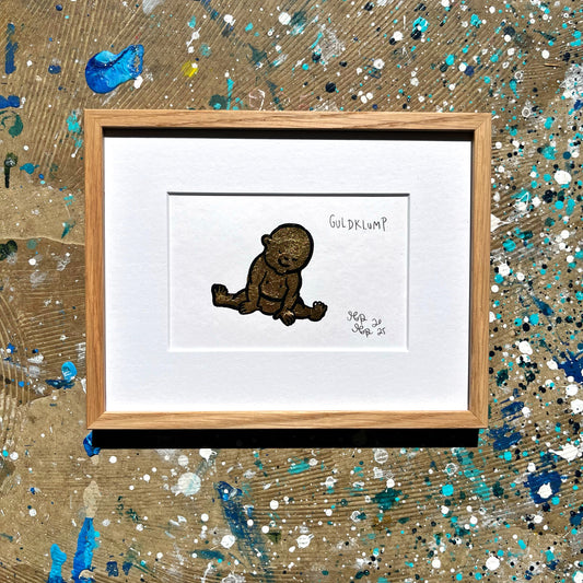 Guldklump - 18x23 cm