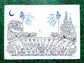 Aarhus-Stadion - 50x70 cm